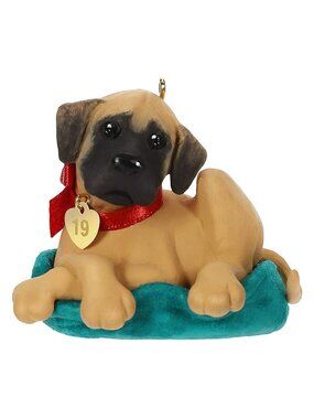 Hallmark Keepsake Puppy Love Great Dane Ornament 2019 #29 QXR9019 Dog